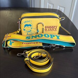 Marc Jacobs x Peanuts Snoopy & Lucy Leather Cross Body